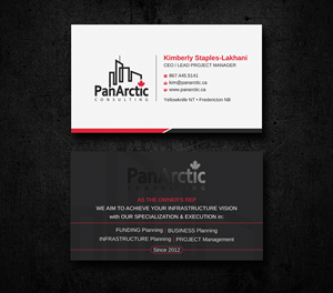 Business Card Design by Uttom 2 for PANARCTIC CONSULTING | Design: #32802554