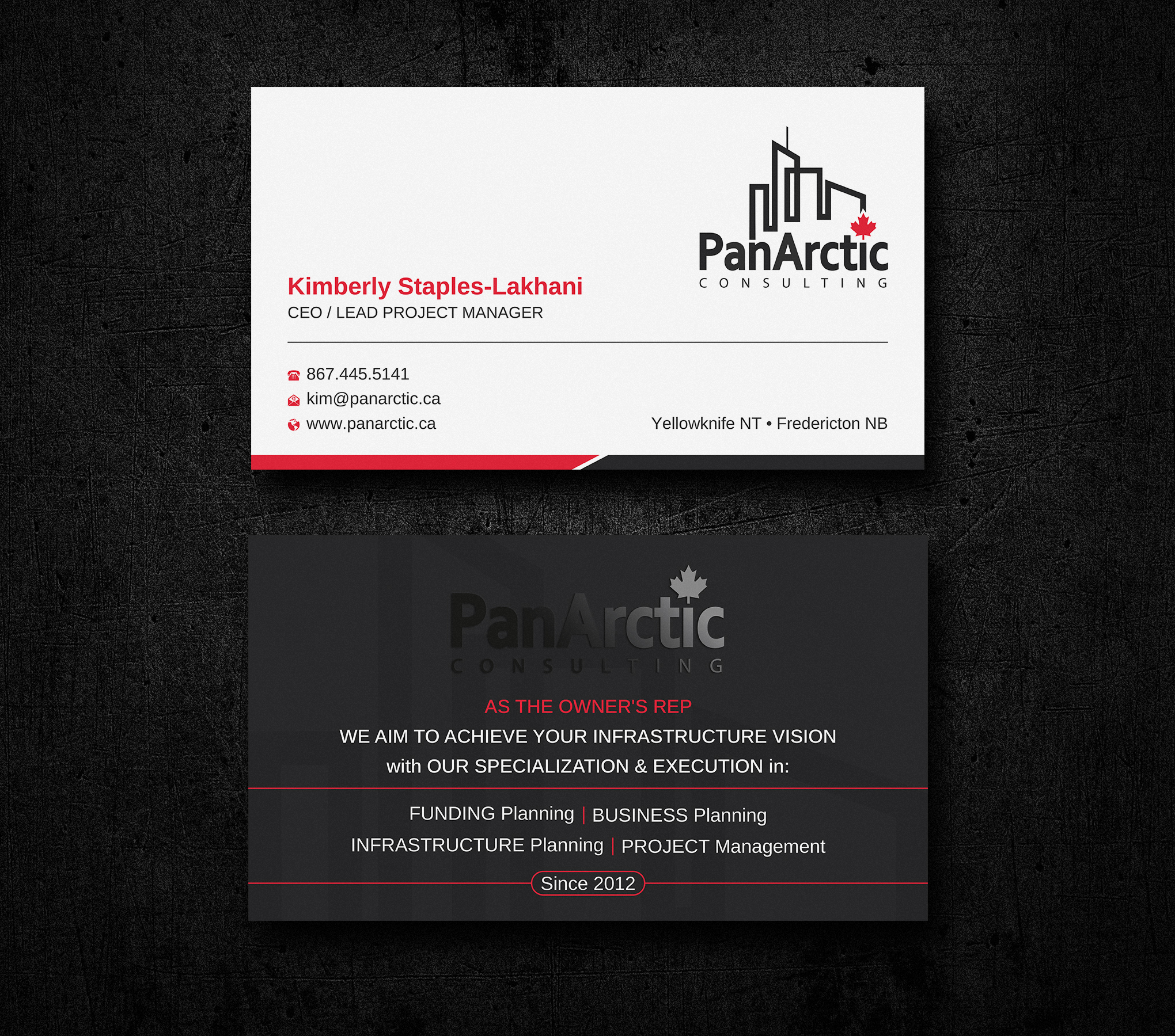 Visitenkarten-Design von Uttom 2 für PANARCTIC CONSULTING | Design #32802555