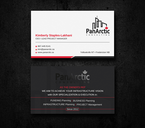 Visitenkarten-Design von Uttom 2 für PANARCTIC CONSULTING | Design: #32802555