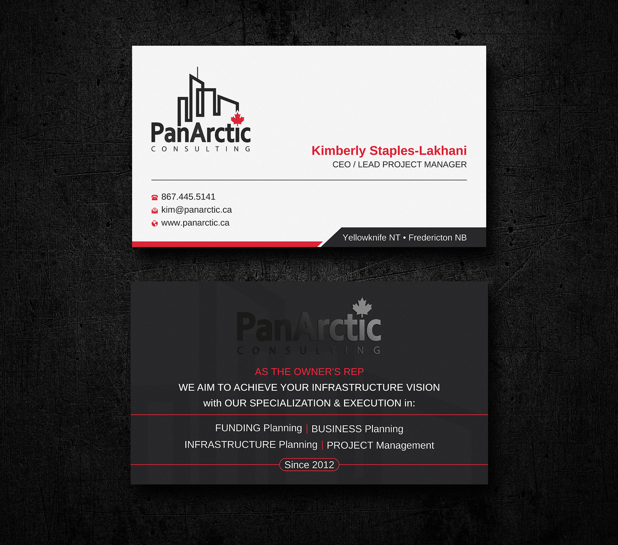 Visitenkarten-Design von Uttom 2 für PANARCTIC CONSULTING | Design #32802556