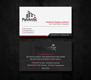 Visitenkarten-Design von Uttom 2 für PANARCTIC CONSULTING | Design: #32802556