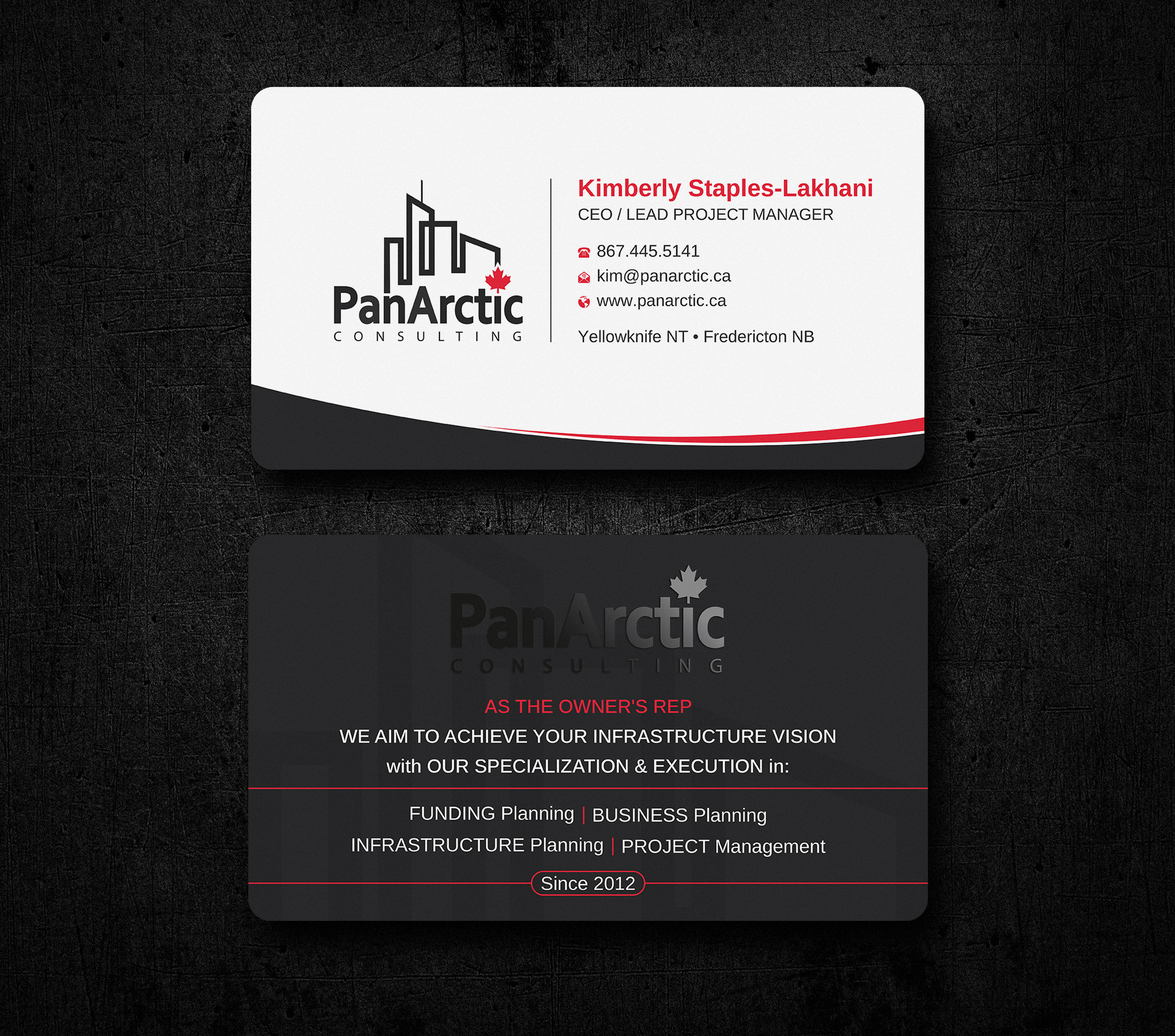 Visitenkarten-Design von Uttom 2 für PANARCTIC CONSULTING | Design #32802557