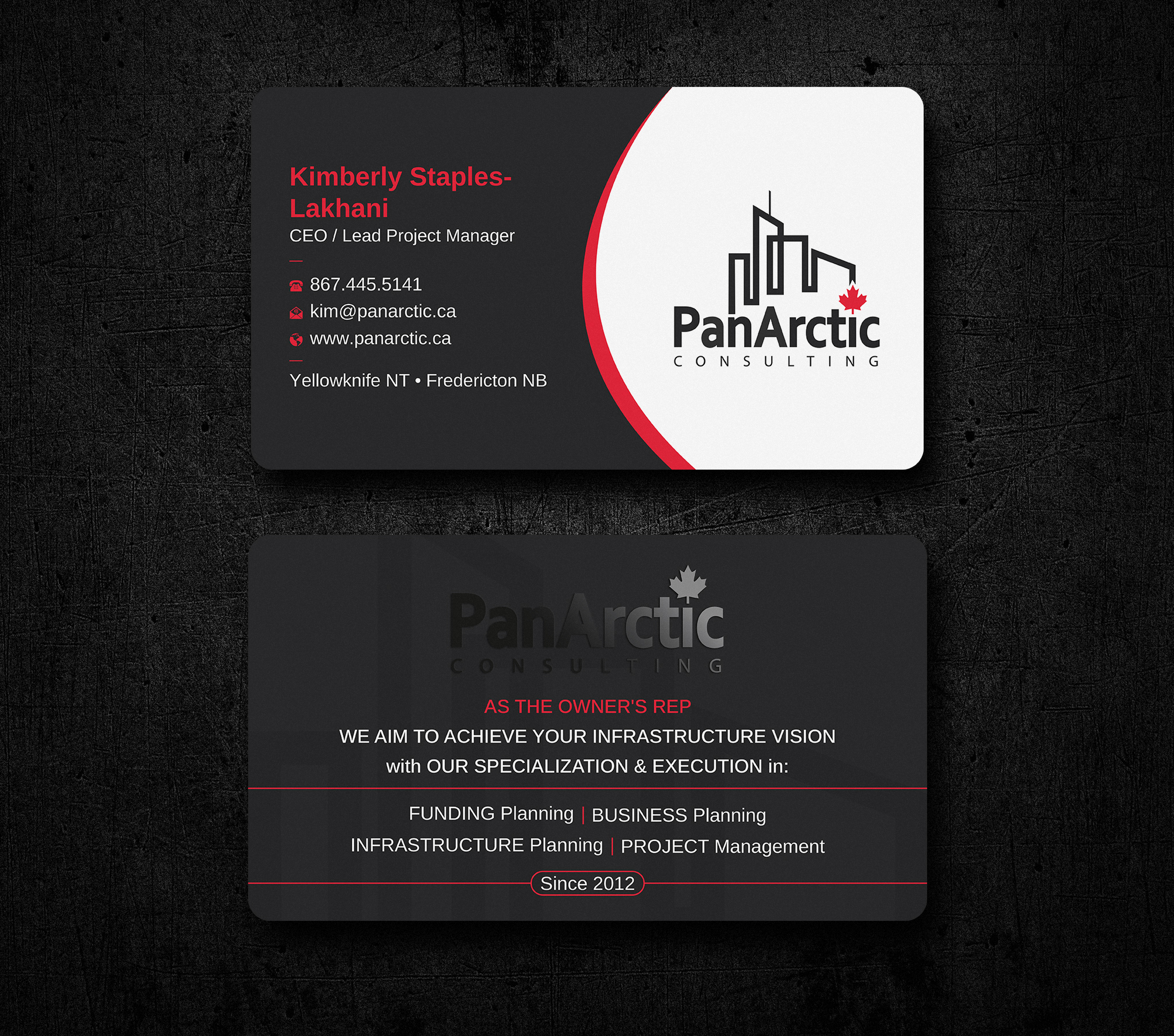 Visitenkarten-Design von Uttom 2 für PANARCTIC CONSULTING | Design #32802564