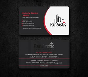 Visitenkarten-Design von Uttom 2 für PANARCTIC CONSULTING | Design: #32802564