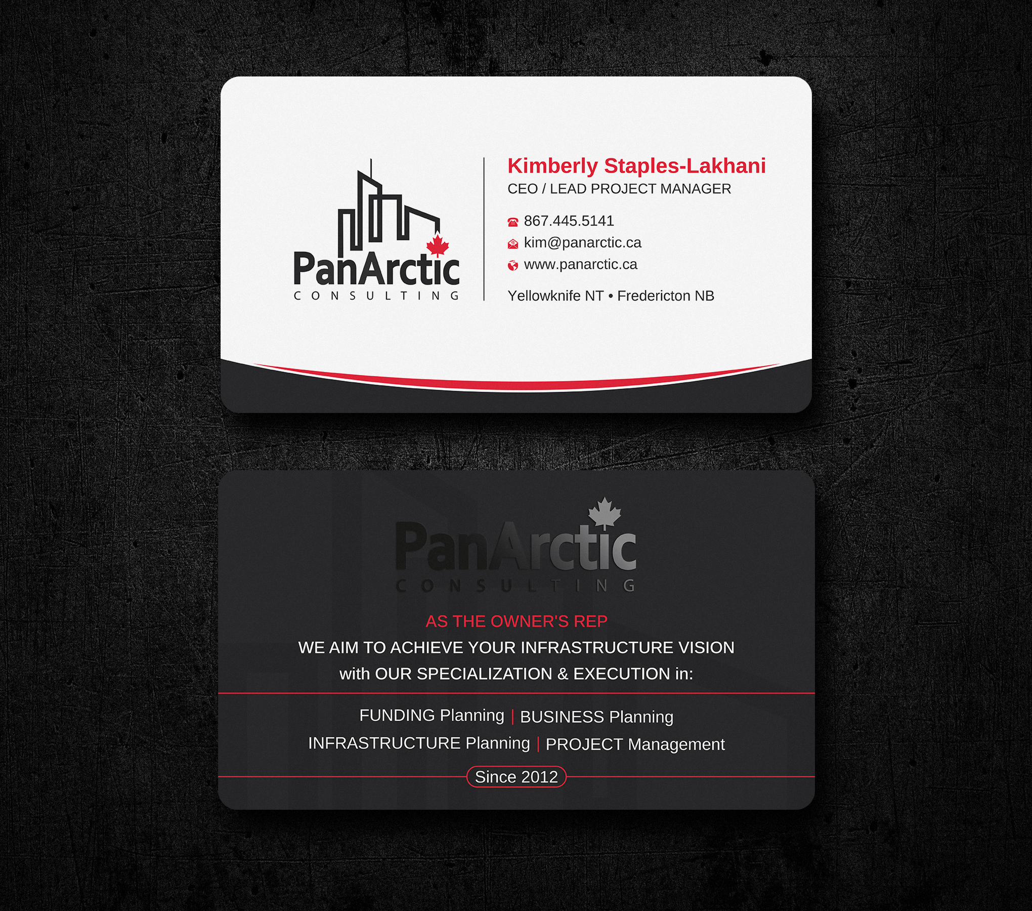 Visitenkarten-Design von Uttom 2 für PANARCTIC CONSULTING | Design #32802566