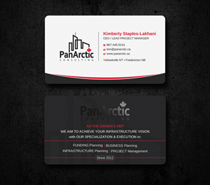 Visitenkarten-Design von Uttom 2 für PANARCTIC CONSULTING | Design: #32802566