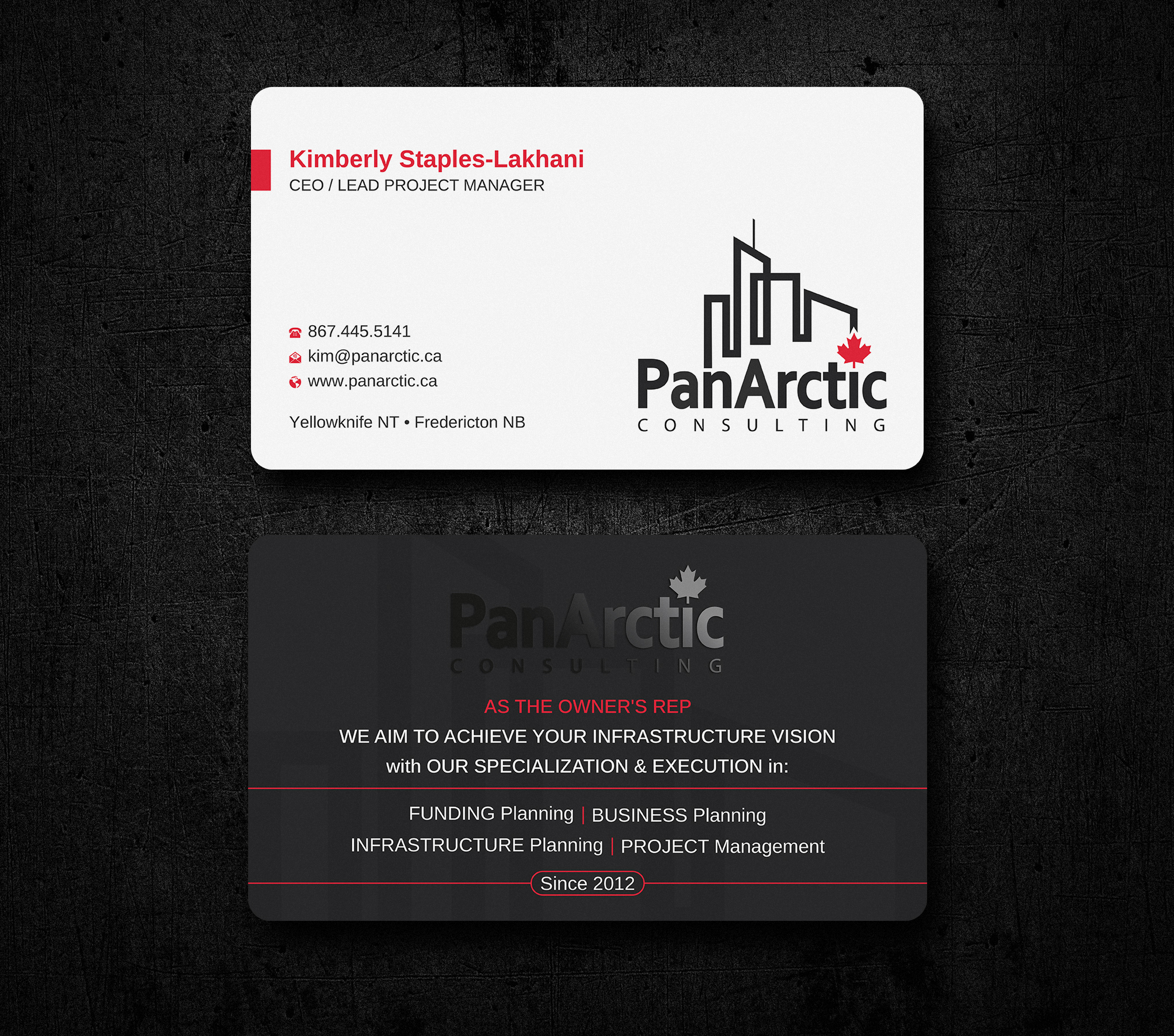 Visitenkarten-Design von Uttom 2 für PANARCTIC CONSULTING | Design #32802567