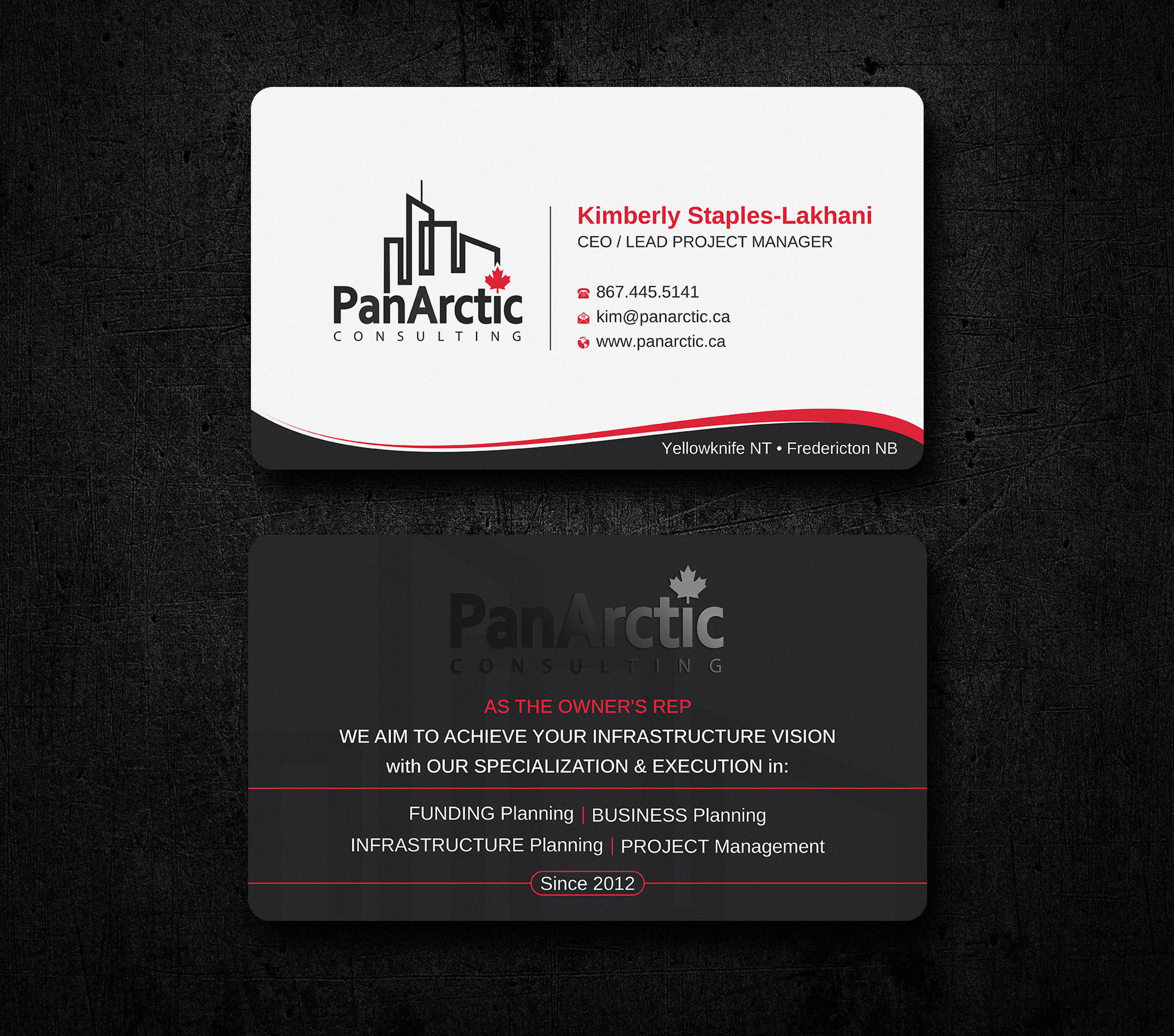 Visitenkarten-Design von Uttom 2 für PANARCTIC CONSULTING | Design #32802568