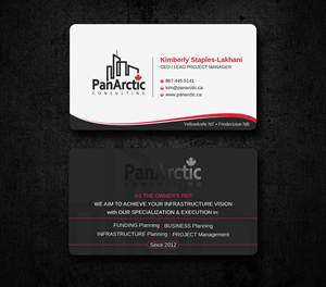 Visitenkarten-Design von Uttom 2 für PANARCTIC CONSULTING | Design: #32802568