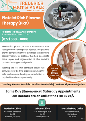 Flyer Design by pb for Frederick Foot & Ankle | Design: #32802738