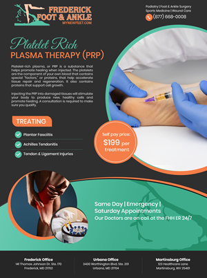 Flyer Design by pb for Frederick Foot & Ankle | Design: #32802750