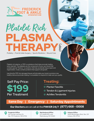 Flyer Design by JK18 for Frederick Foot & Ankle | Design: #32798525