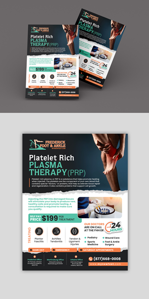 Flyer Design by debdesign for Frederick Foot & Ankle | Design: #32800493