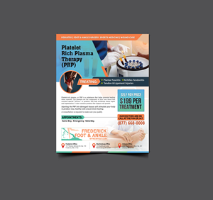 Flyer Design by meet007 for Frederick Foot & Ankle | Design: #32801555
