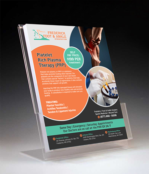 Flyer Design by GraphicsGuru for Frederick Foot & Ankle | Design: #32801390