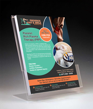 Flyer Design by GraphicsGuru for Frederick Foot & Ankle | Design: #32802109