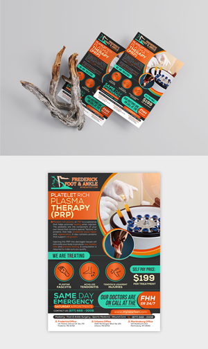Flyer Design by HeshanKavinda for Frederick Foot & Ankle | Design: #32804328