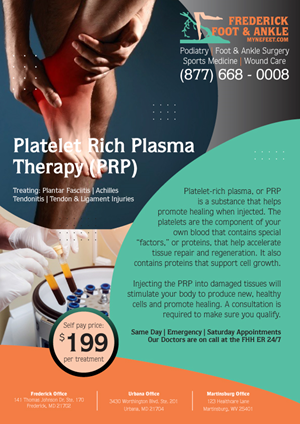 Flyer Design by Creative D2024 for Frederick Foot & Ankle | Design: #32801965