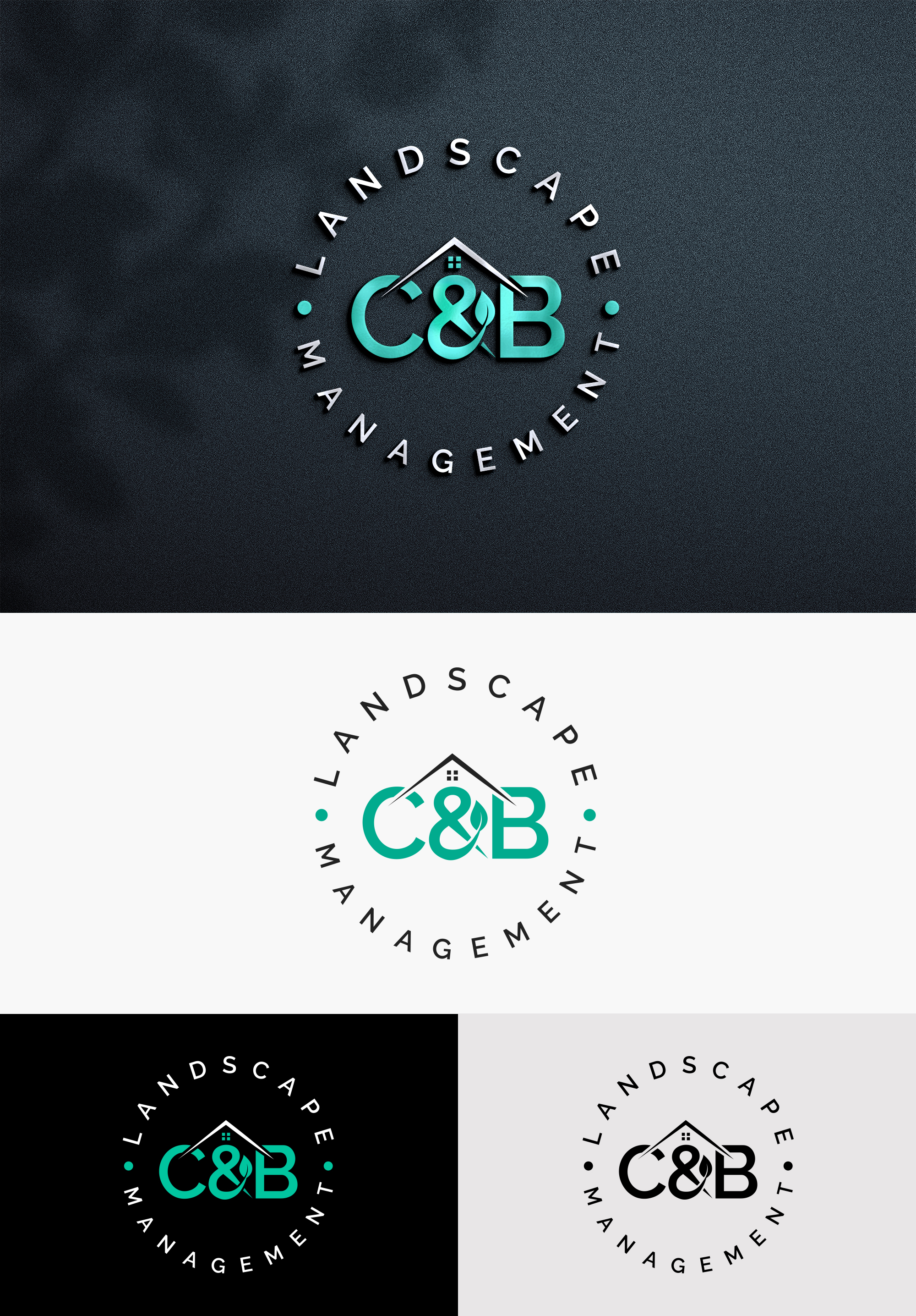 Logo Design by Design Athics for C&B Landscape Management | Design #32806659