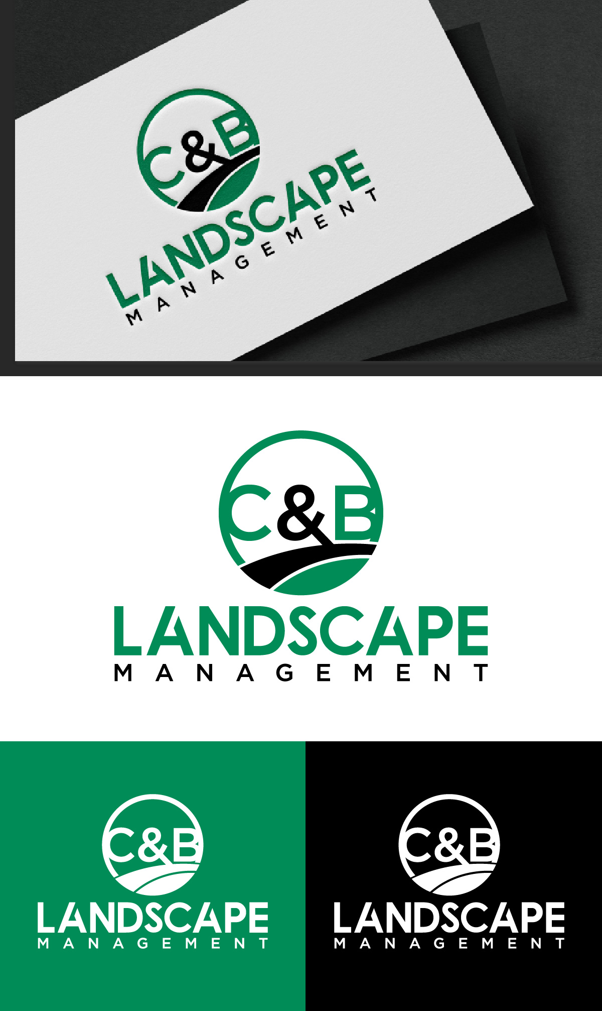 Logo Design by Loknath for C&B Landscape Management | Design #32801008