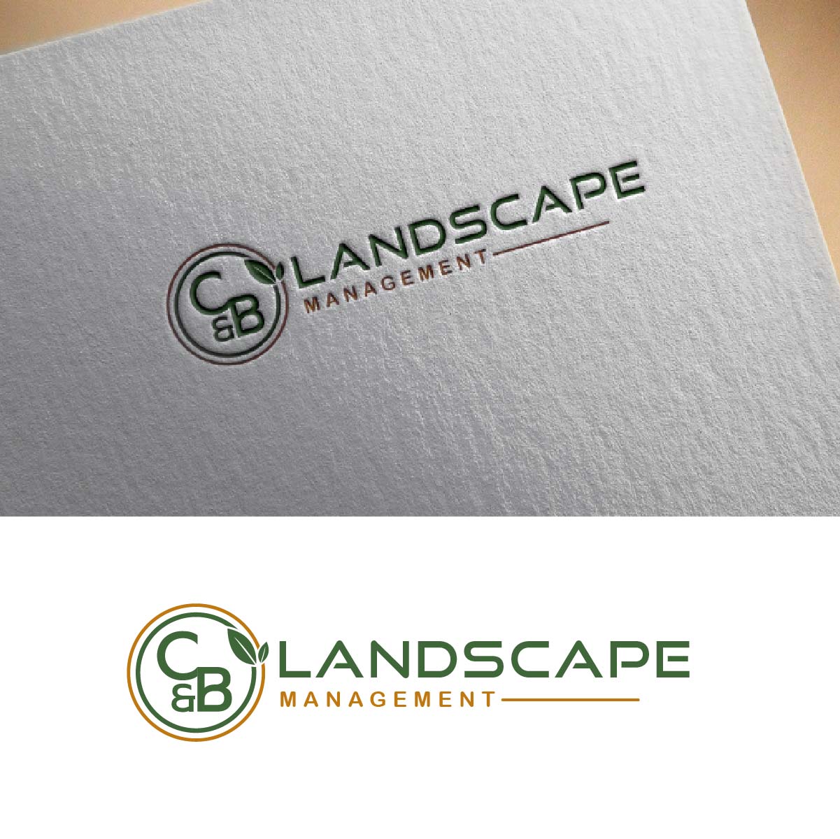 Logo-Design von Loknath für C&B Landscape Management | Design #32801010