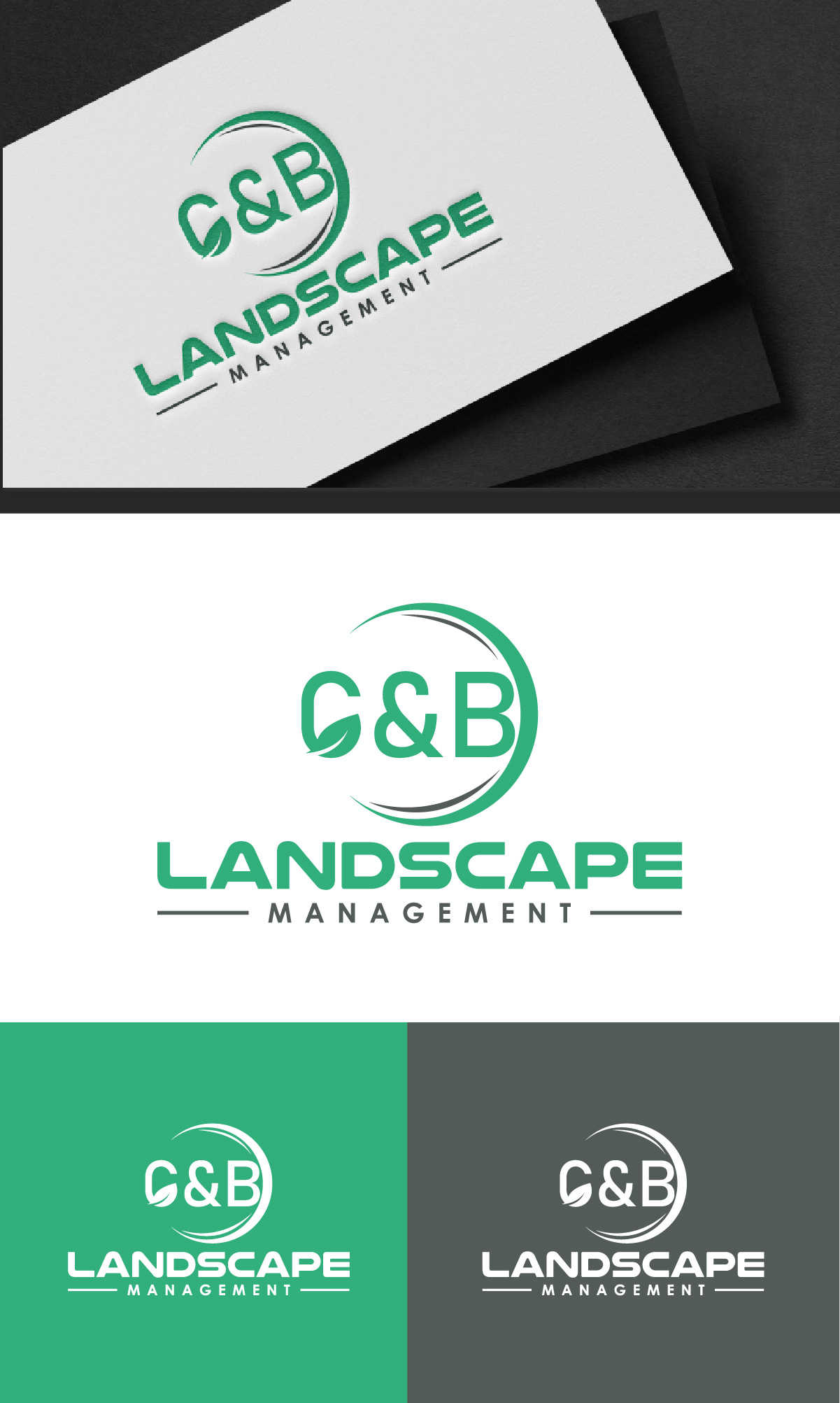 Logo Design by Loknath for C&B Landscape Management | Design #32801011
