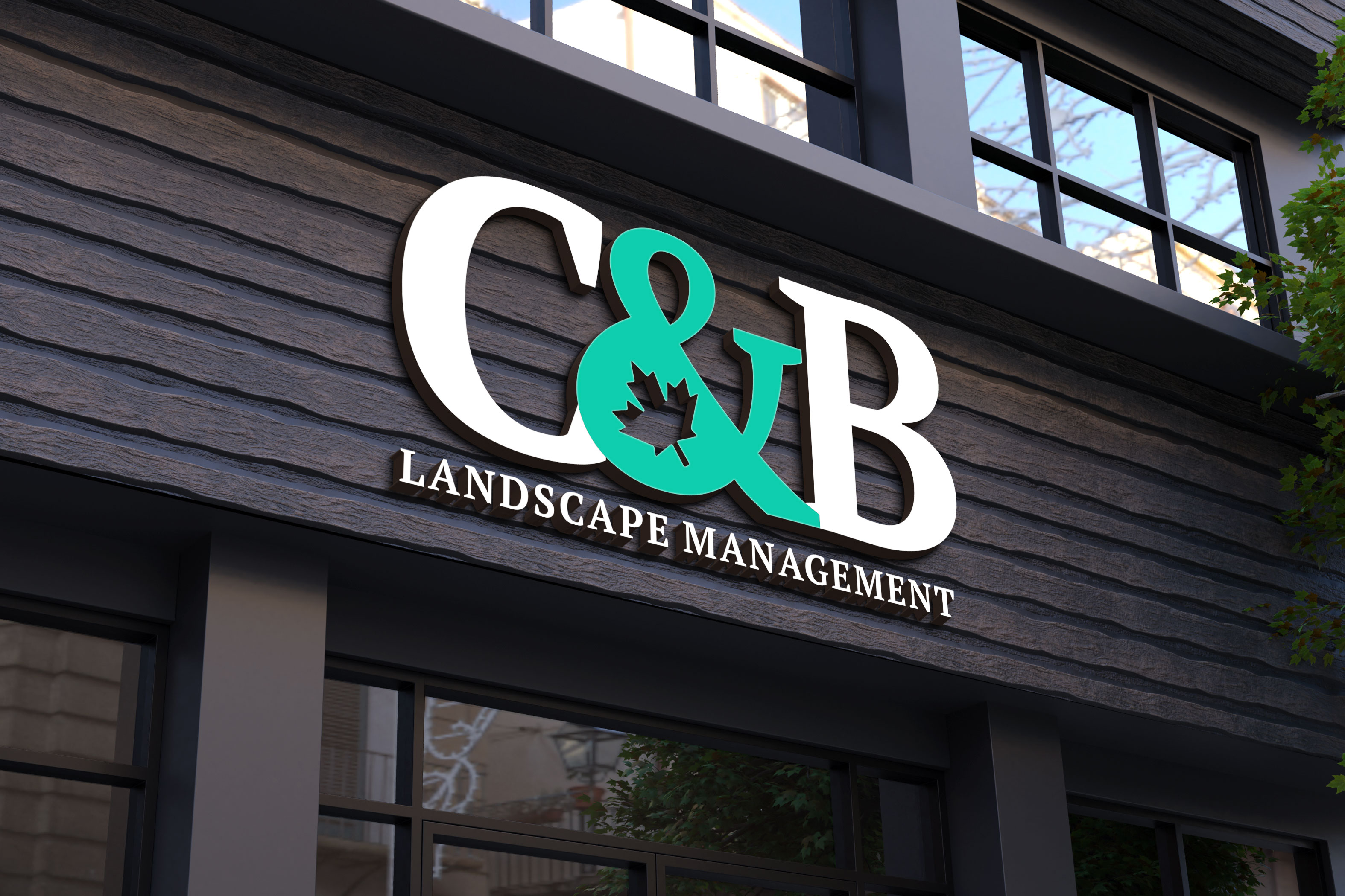Logo Design by Kavth for C&B Landscape Management | Design #32819290