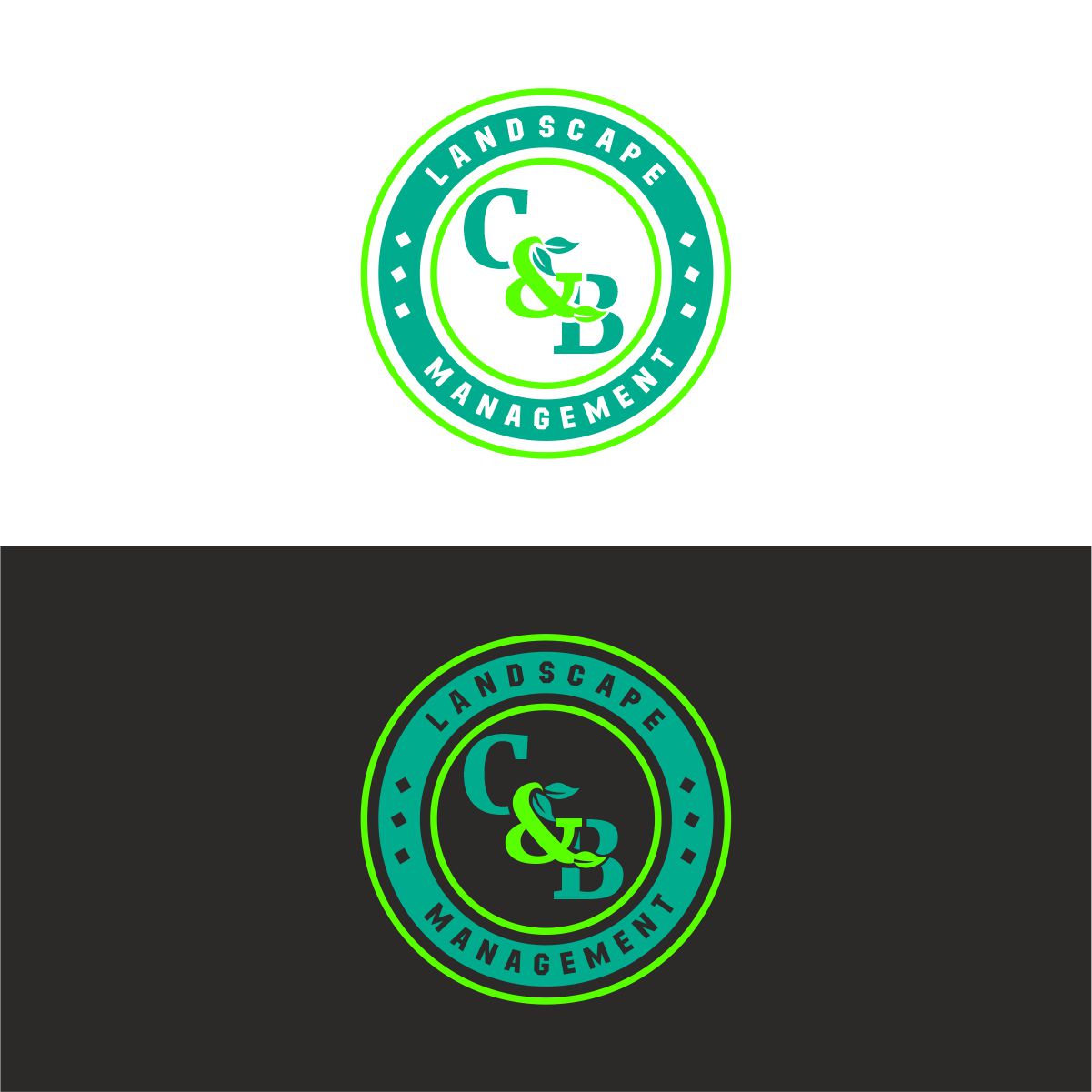Logo Design by creative.bugs for C&B Landscape Management | Design #32800356
