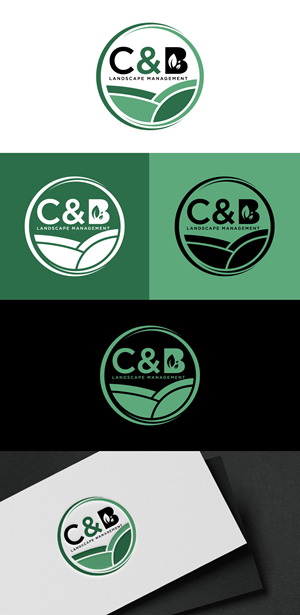 Logo Design by fly  design for C&B Landscape Management | Design: #32807916
