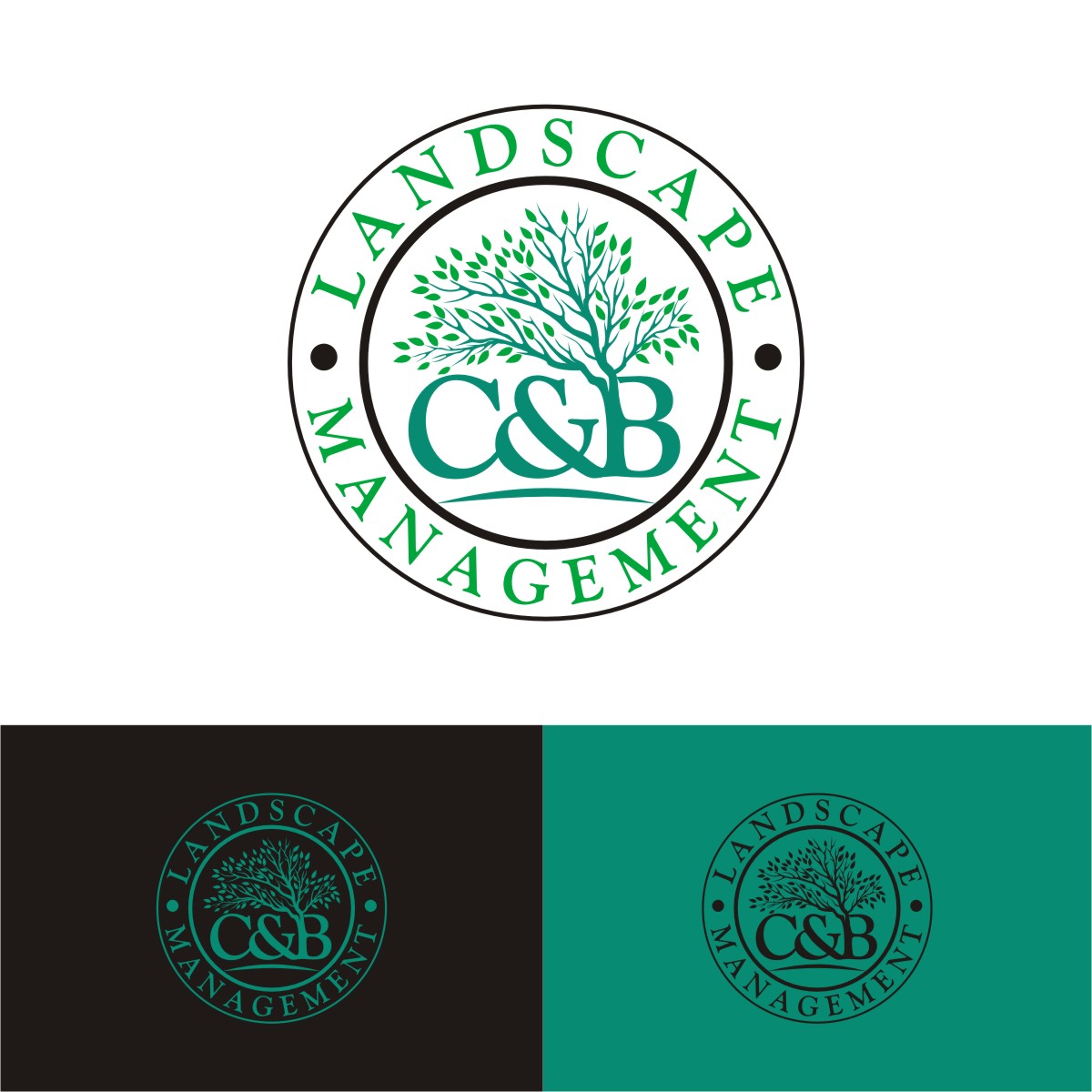 Logo Design by Magic of Art for C&B Landscape Management | Design #32804727