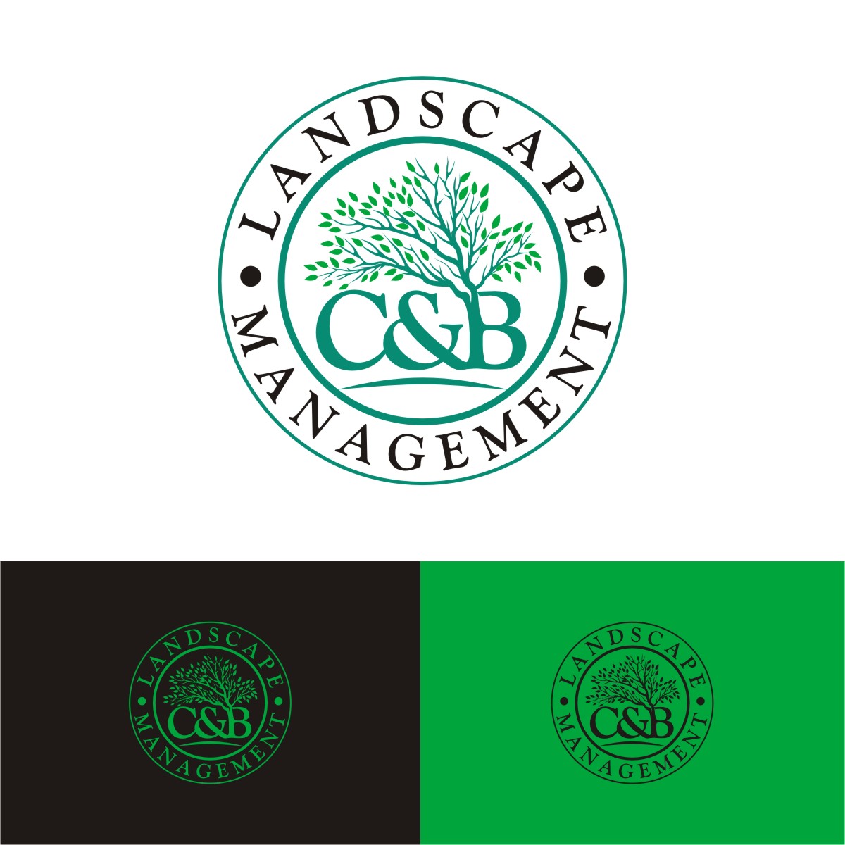 Logo Design by Magic of Art for C&B Landscape Management | Design #32804728