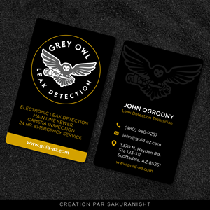 Business Card Design by Sakuranight
