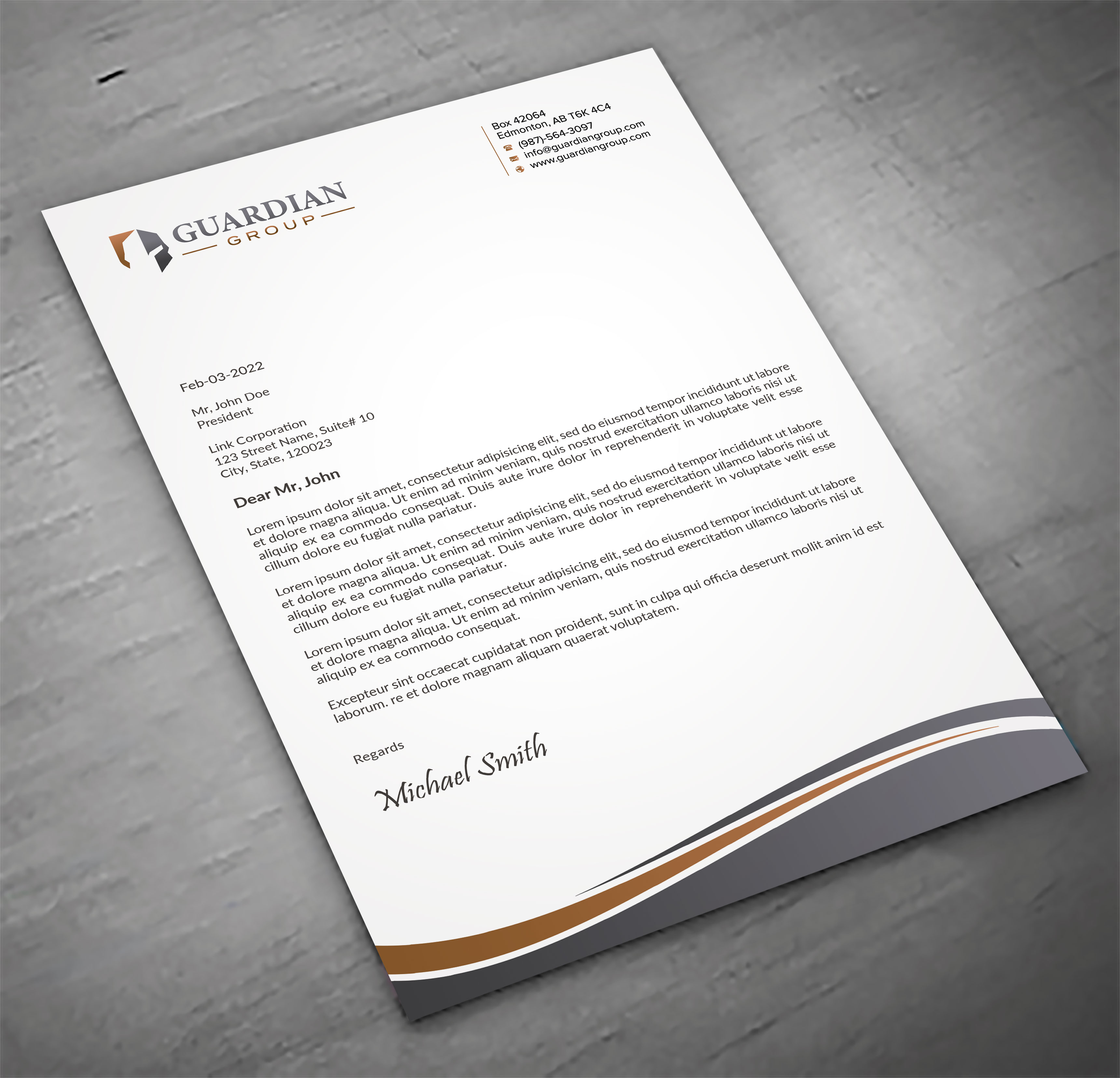 Stationery Design by sadikul islam for this project | Design #32810783
