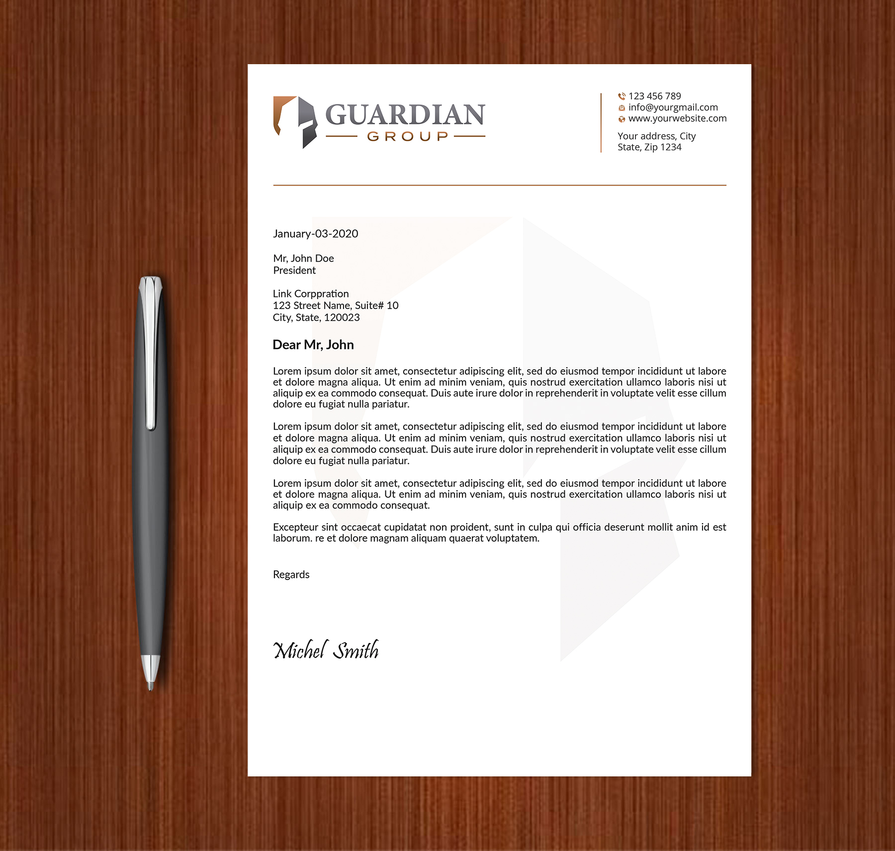 Stationery Design by Expert Bappy for this project | Design #32803919