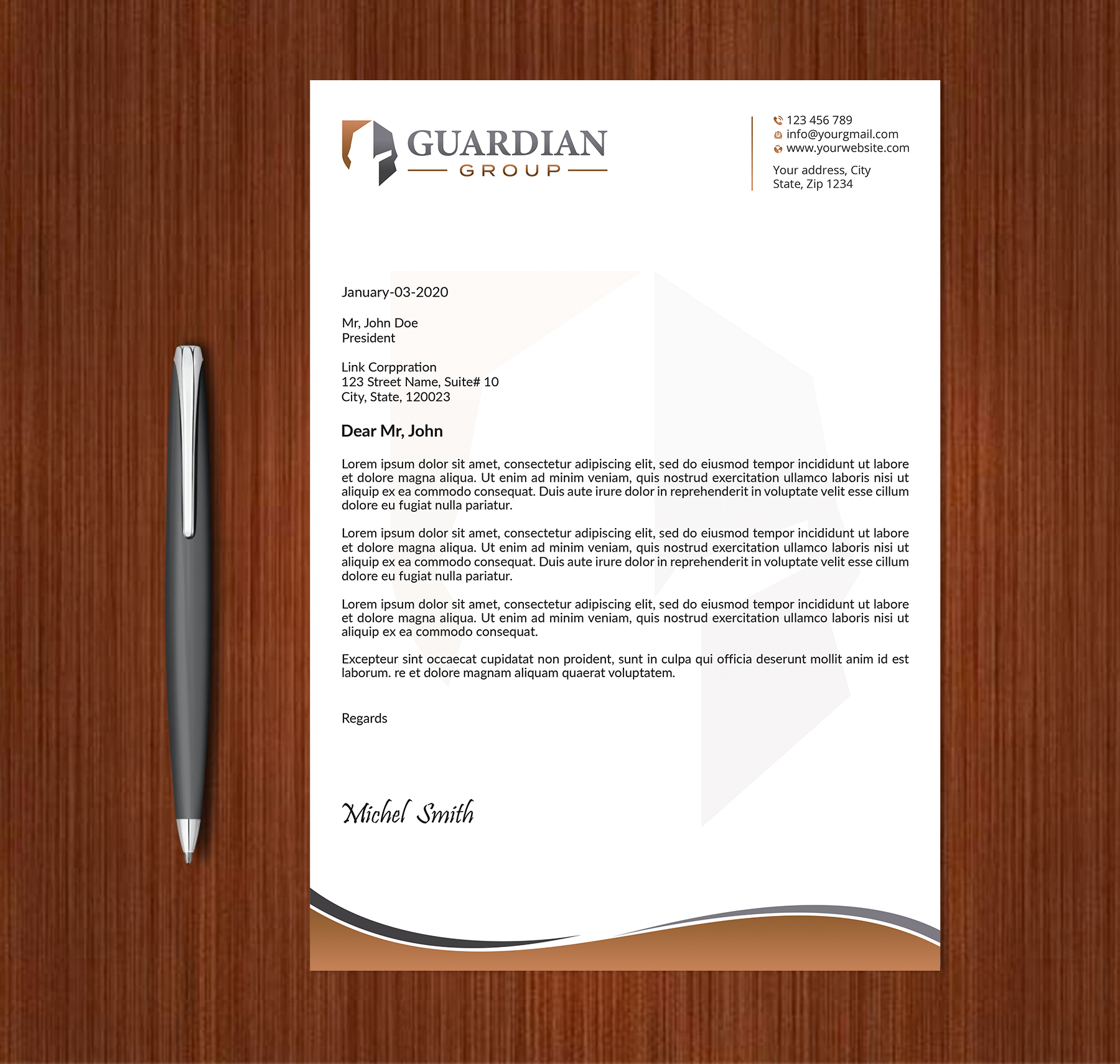 Stationery Design by Expert Bappy for this project | Design #32803921