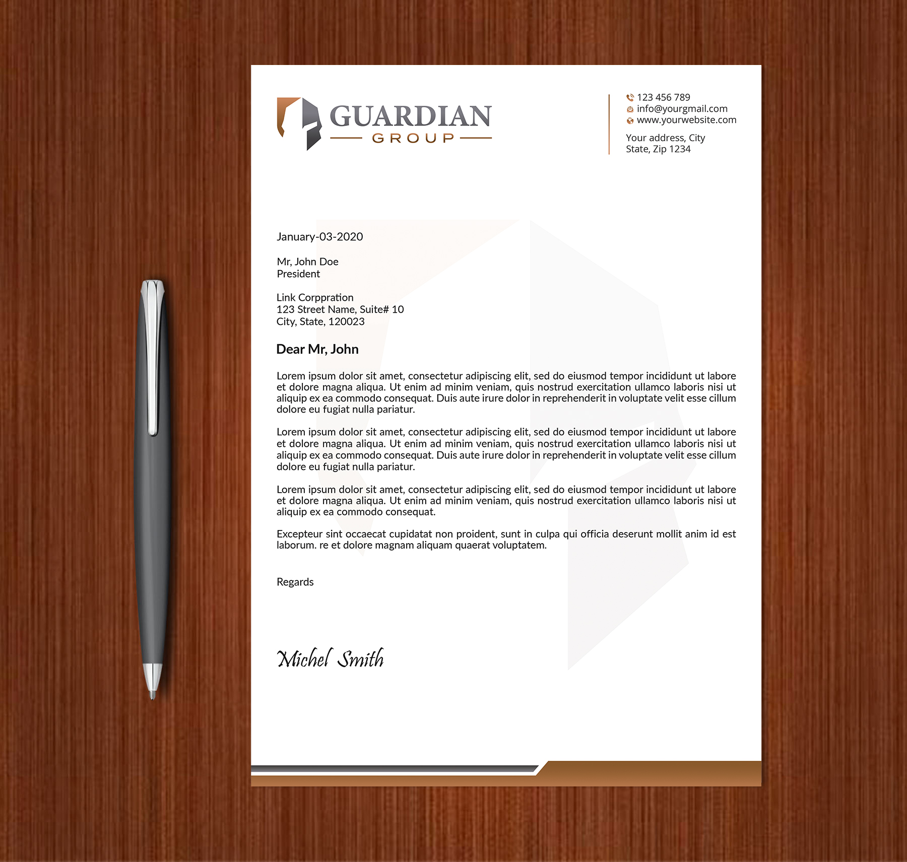 Stationery Design by Expert Bappy for this project | Design #32803945
