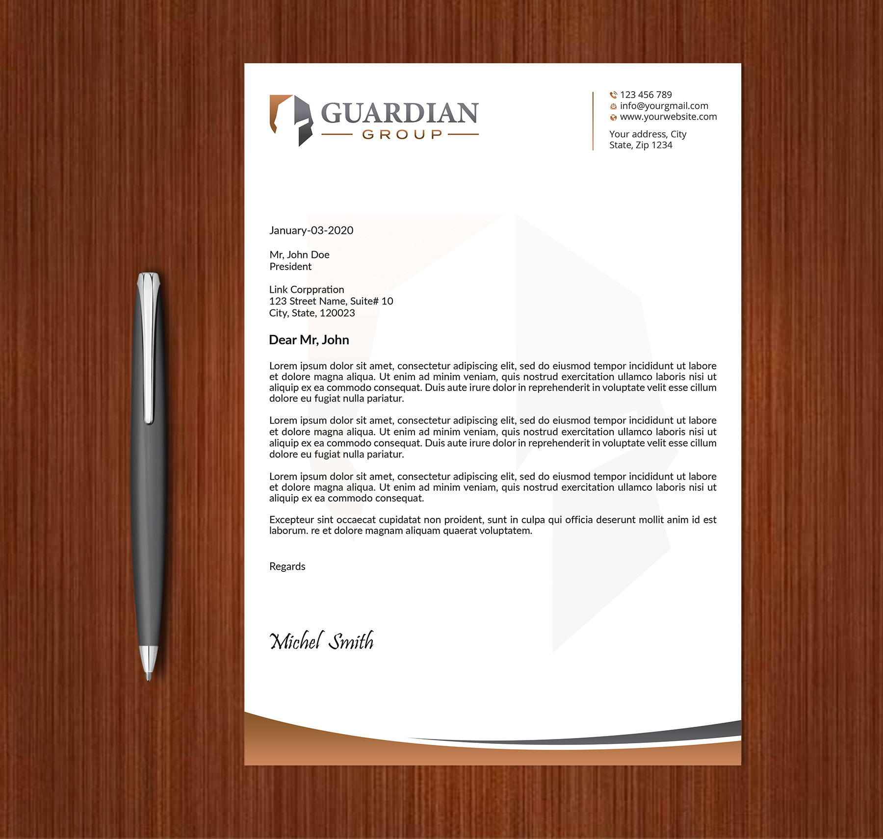 Stationery Design by Expert Bappy for this project | Design #32803969