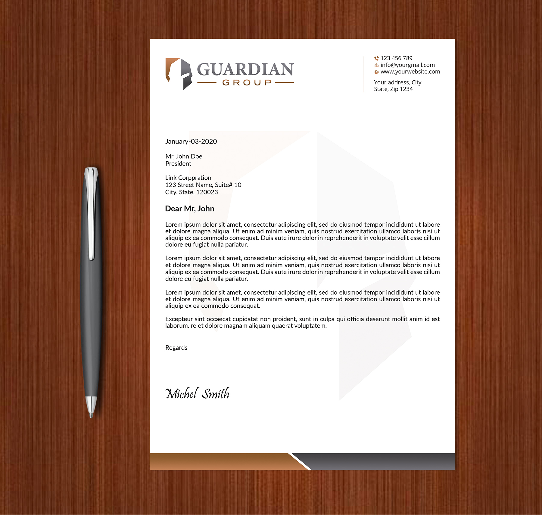 Stationery Design by Expert Bappy for this project | Design #32803971
