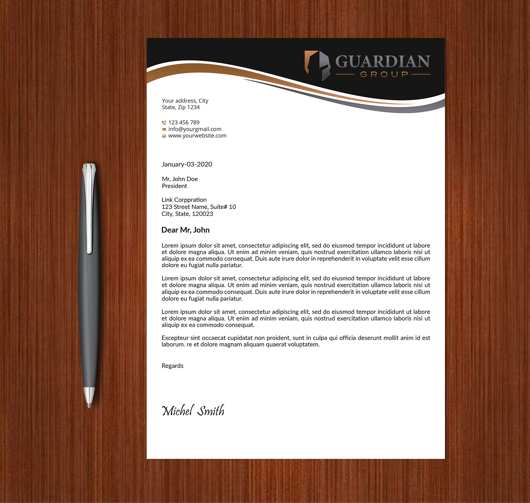 Stationery Design by Expert Bappy for this project | Design #32804055