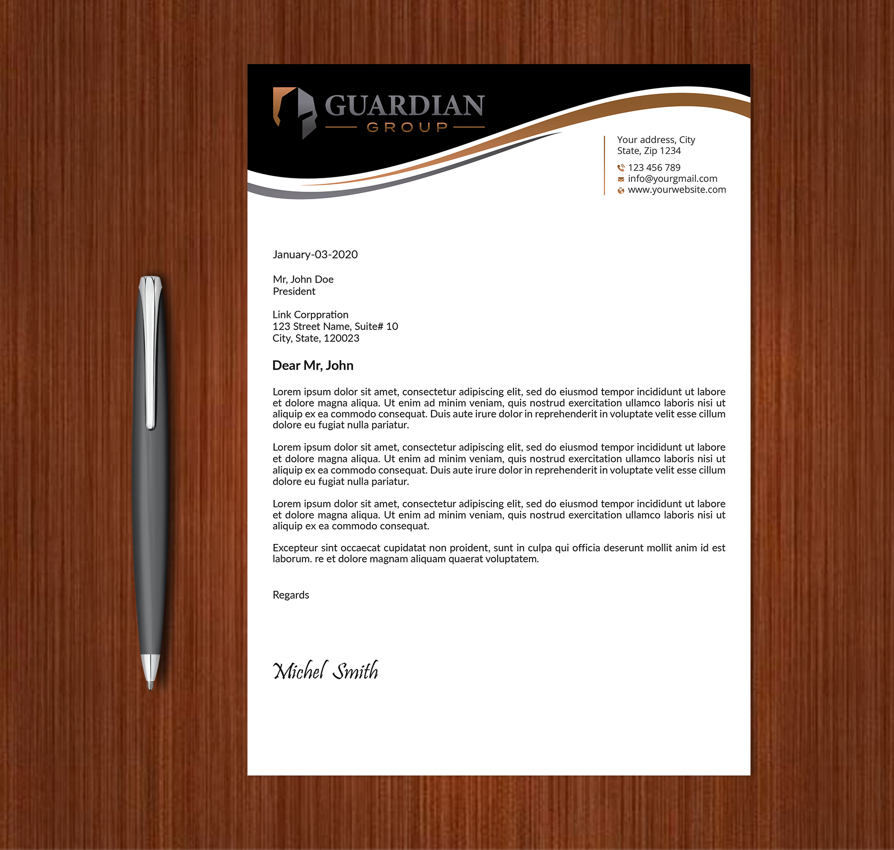 Stationery Design by Expert Bappy for this project | Design #32804057