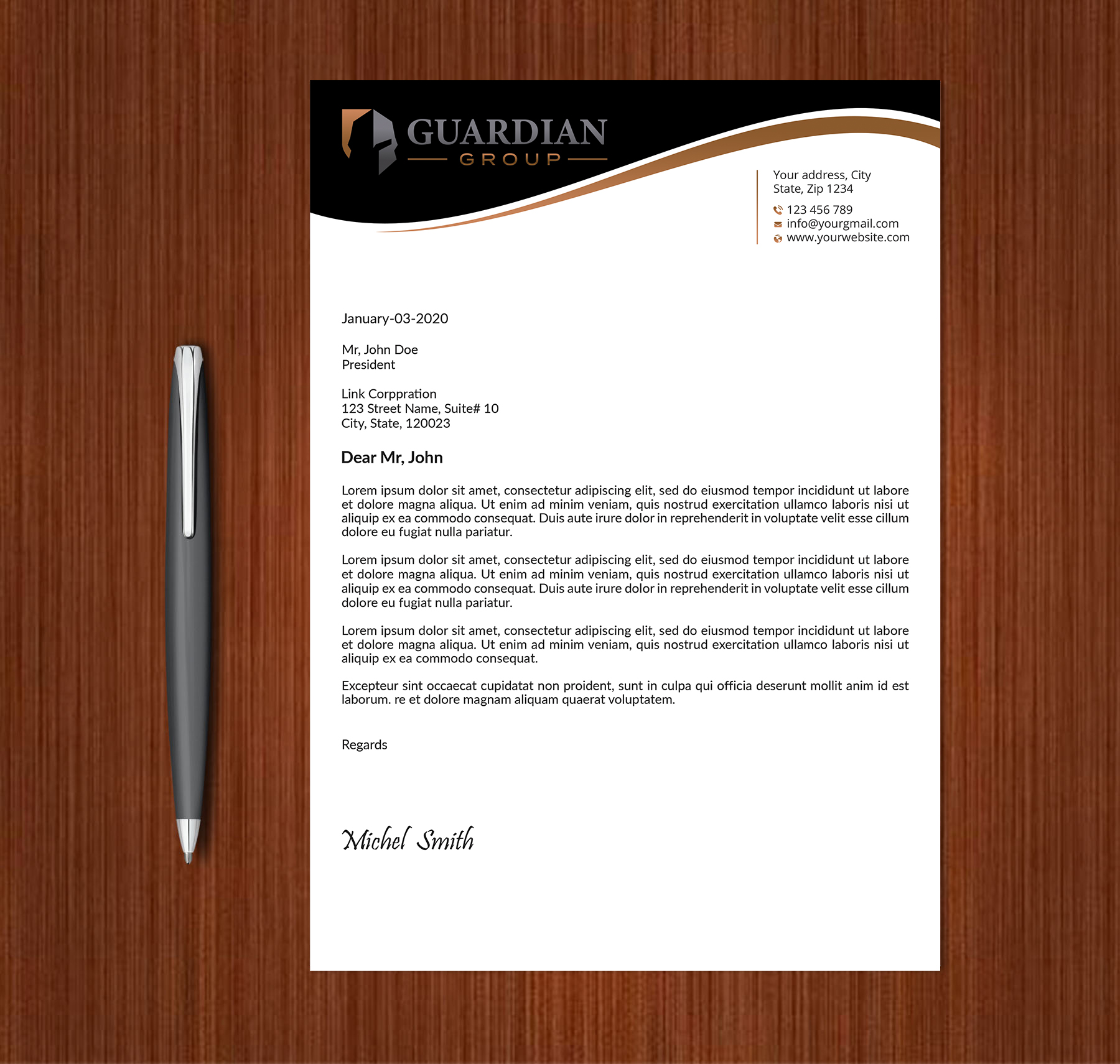 Stationery Design by Expert Bappy for this project | Design #32804058