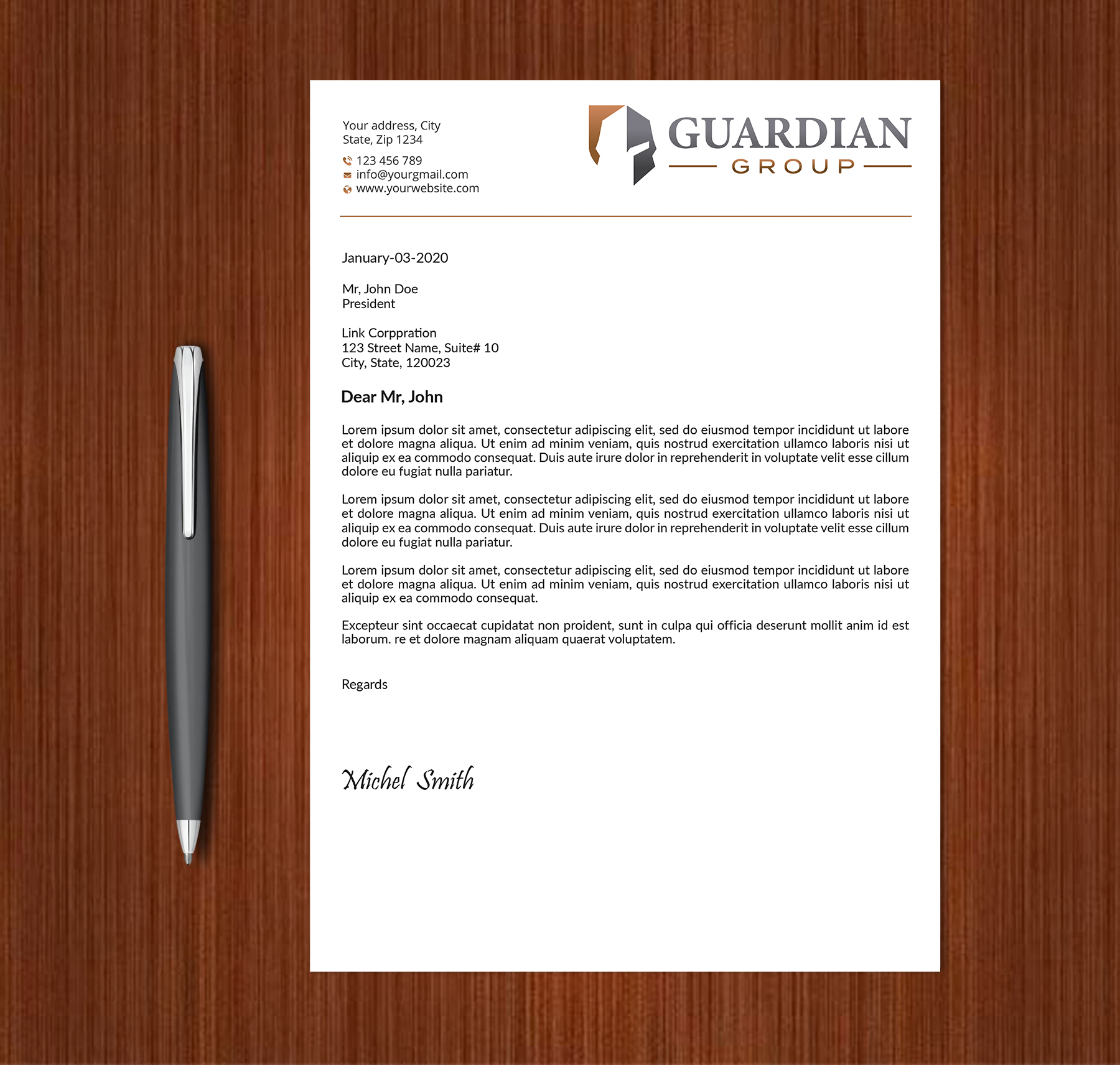 Stationery Design by Expert Bappy for this project | Design #32804097