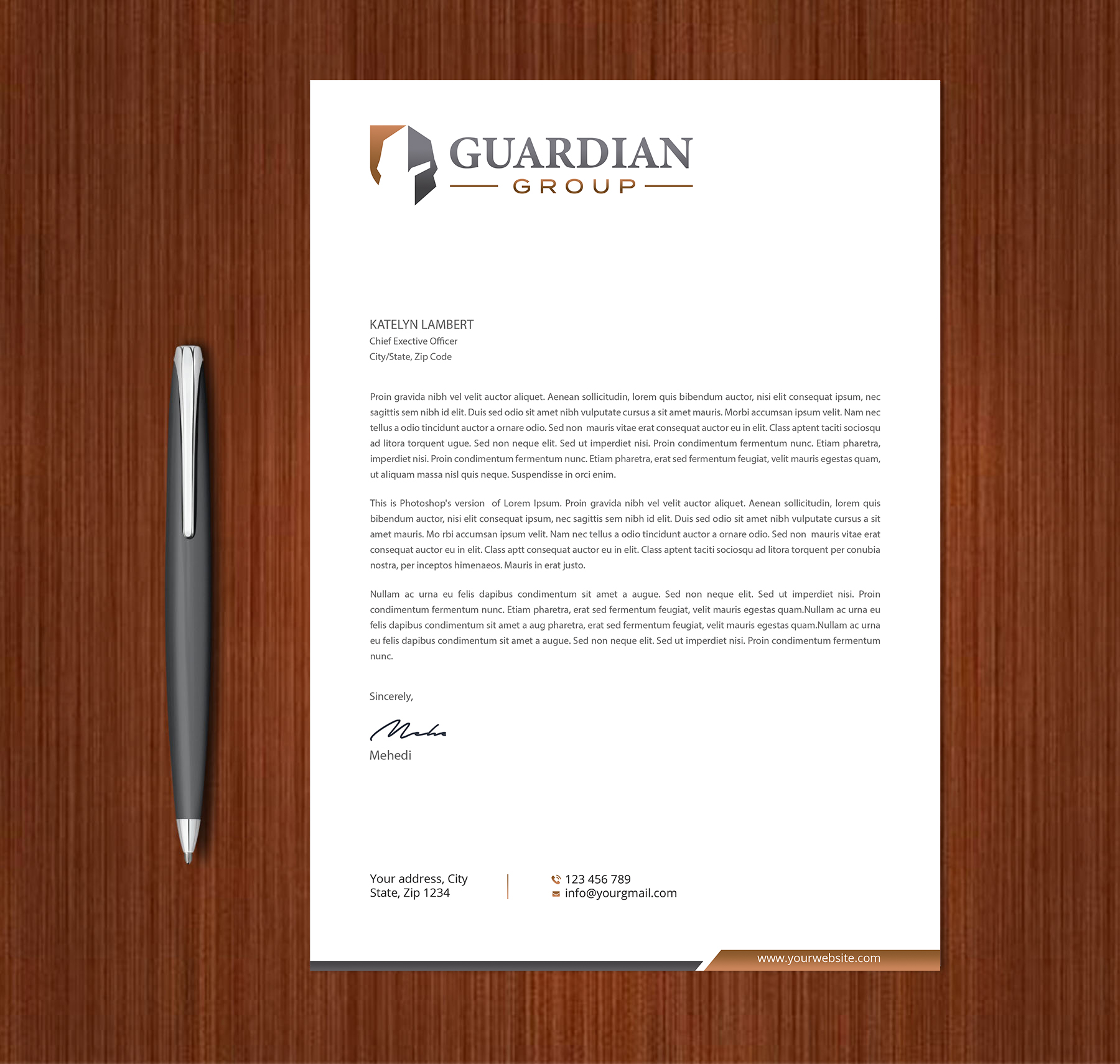 Stationery Design by Expert Bappy for this project | Design #32804099