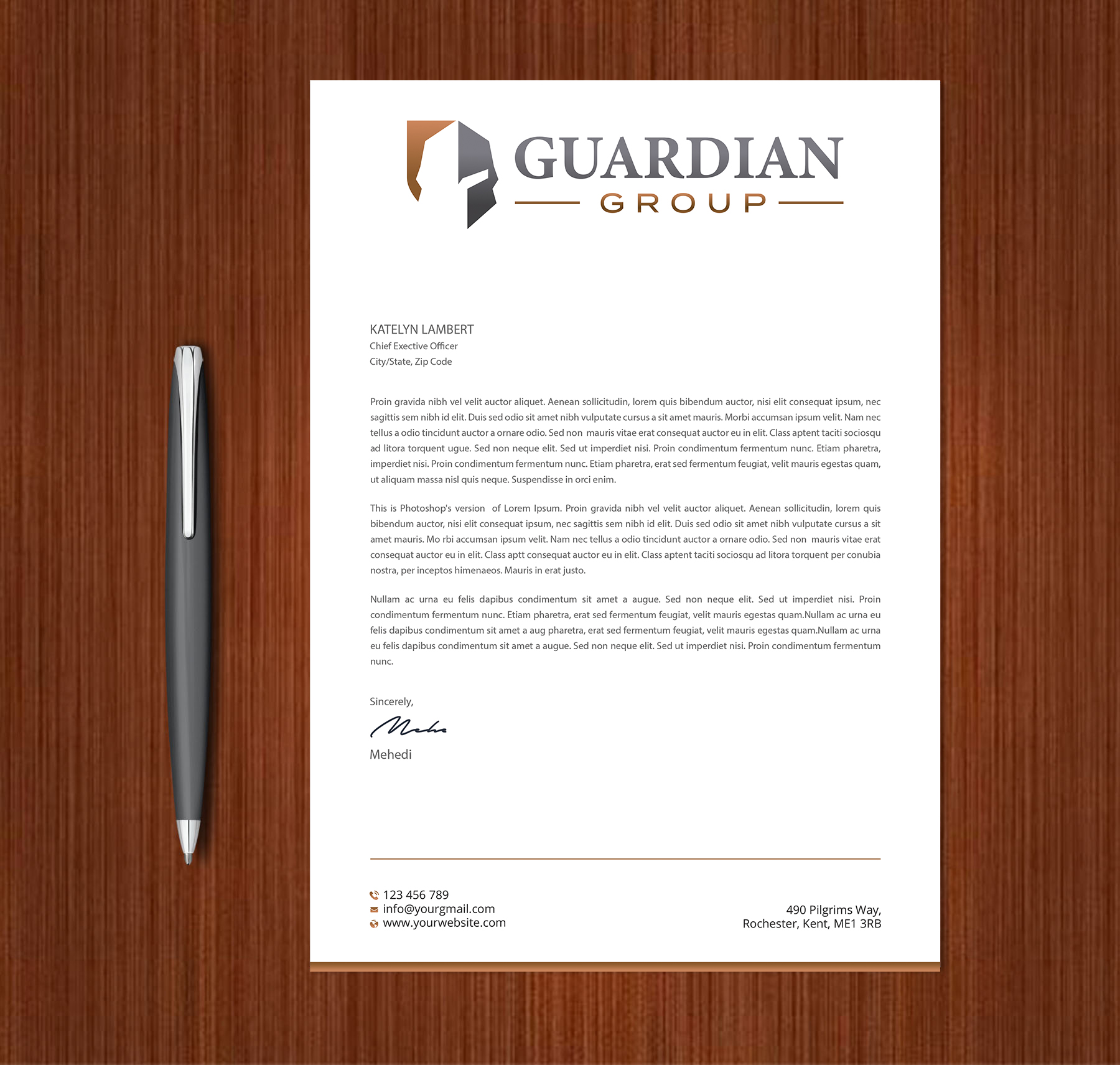 Stationery Design by Expert Bappy for this project | Design #32804704