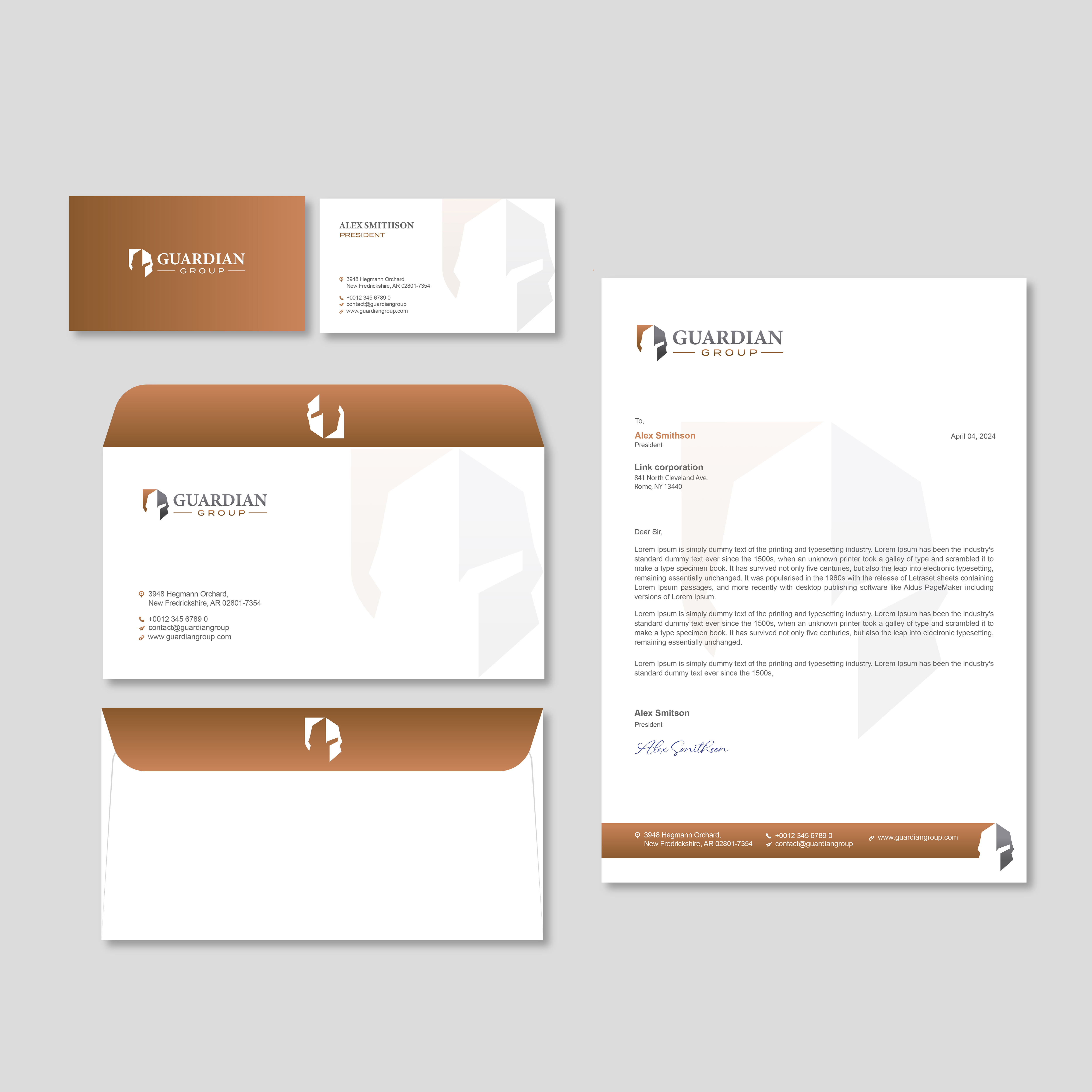 Elegant, Playful Stationery Design for a Company by Shahzad Riaz ...