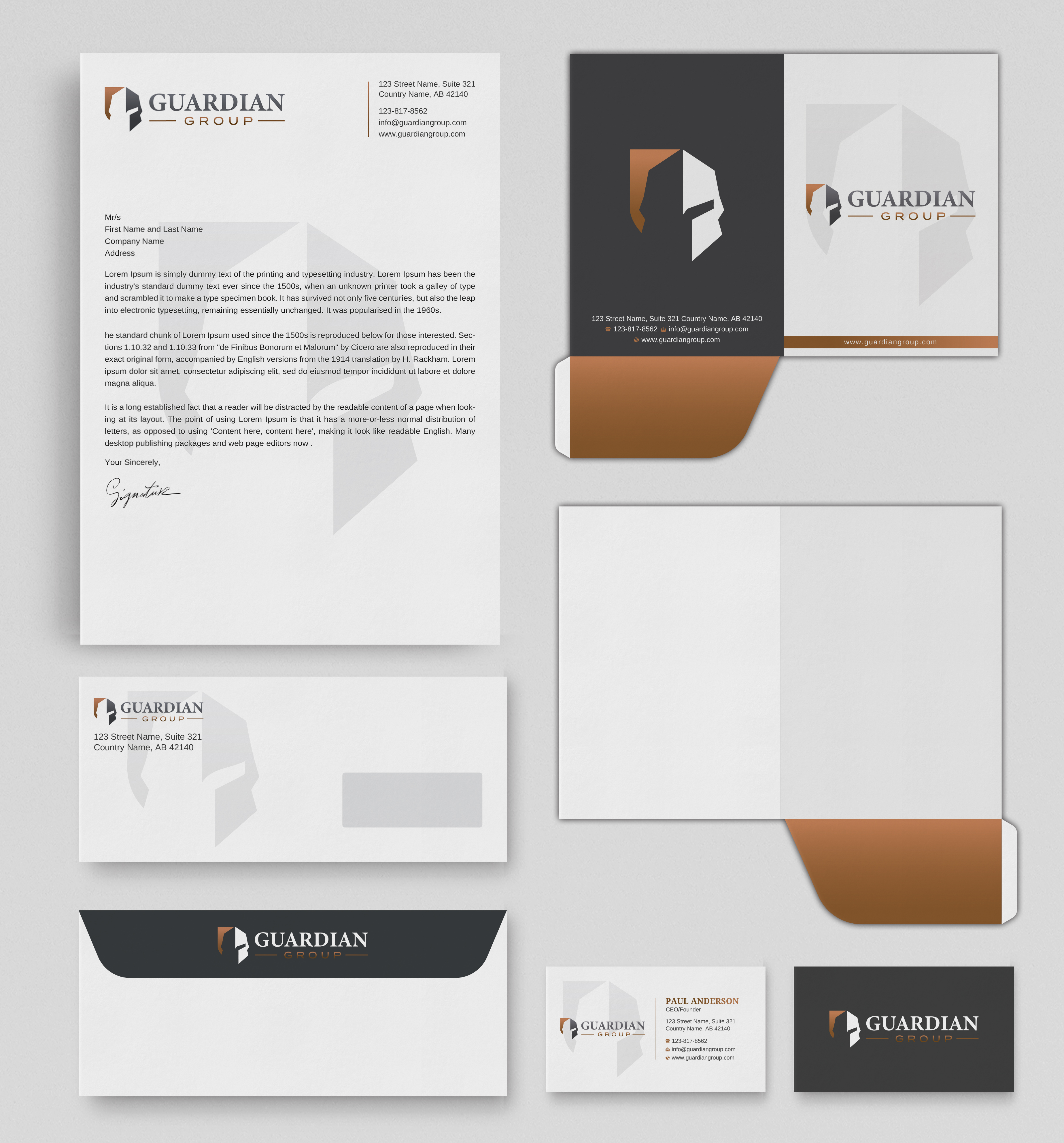 Stationery Design by Uttom 2 for this project | Design #32823992