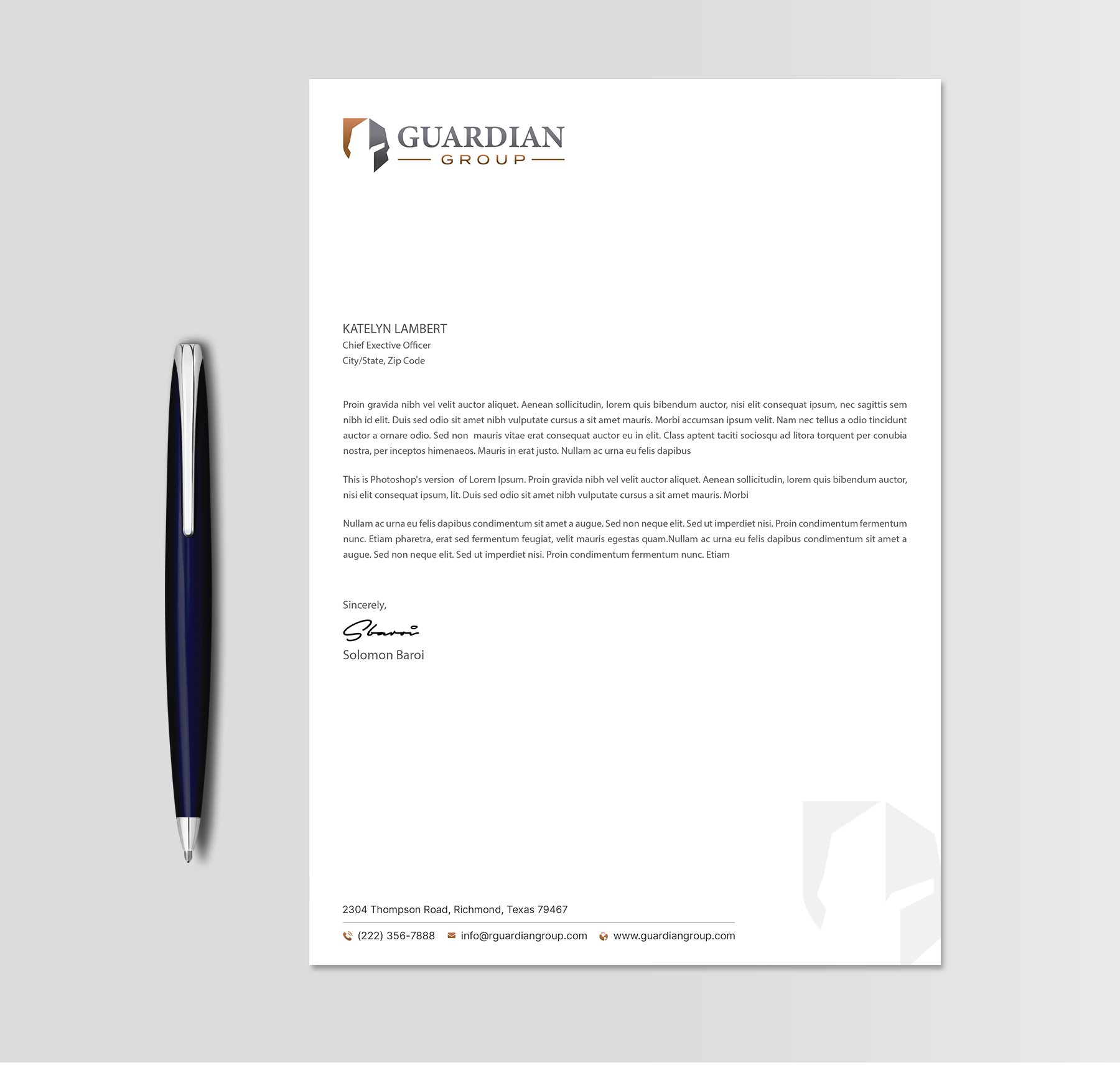 Stationery Design by DesignShout for this project | Design #32813181