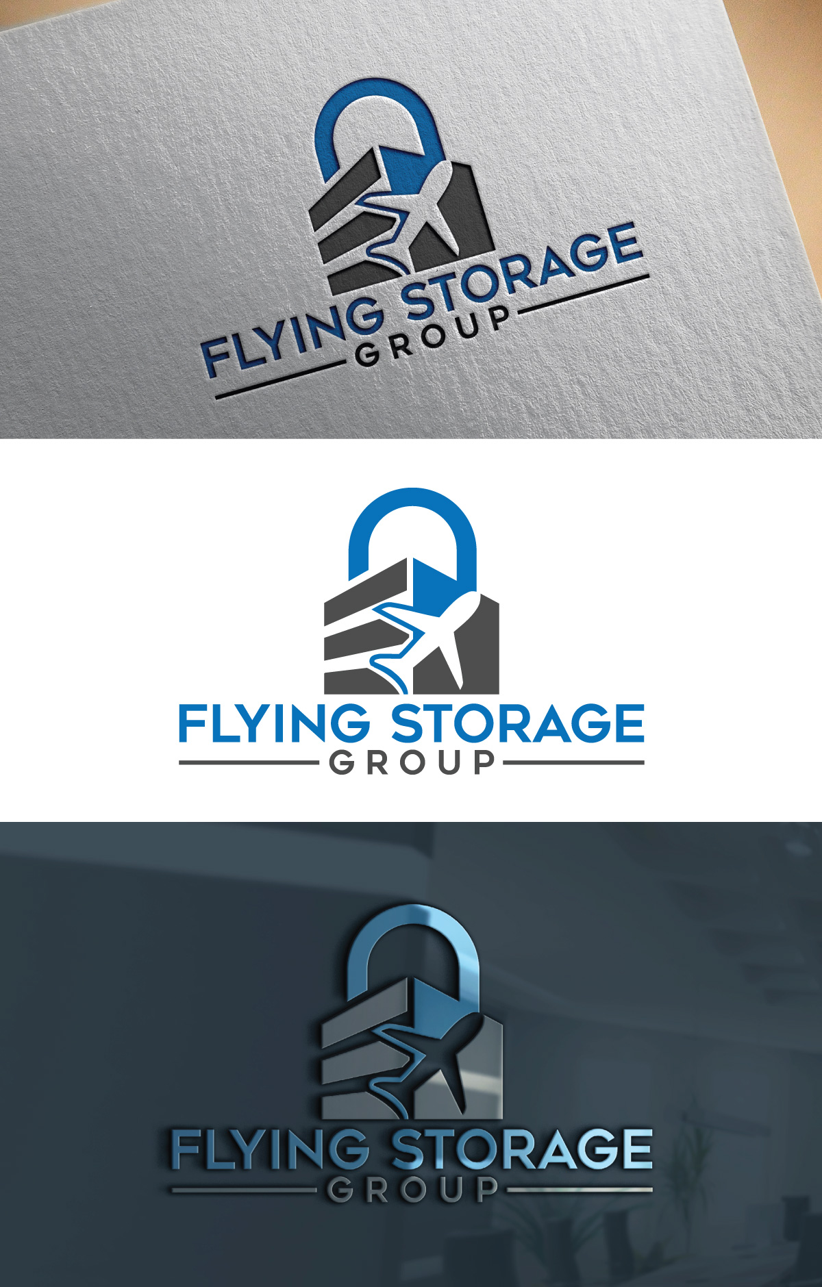 Logo Design for Flying Storage Group by justinlanz Design 32807680
