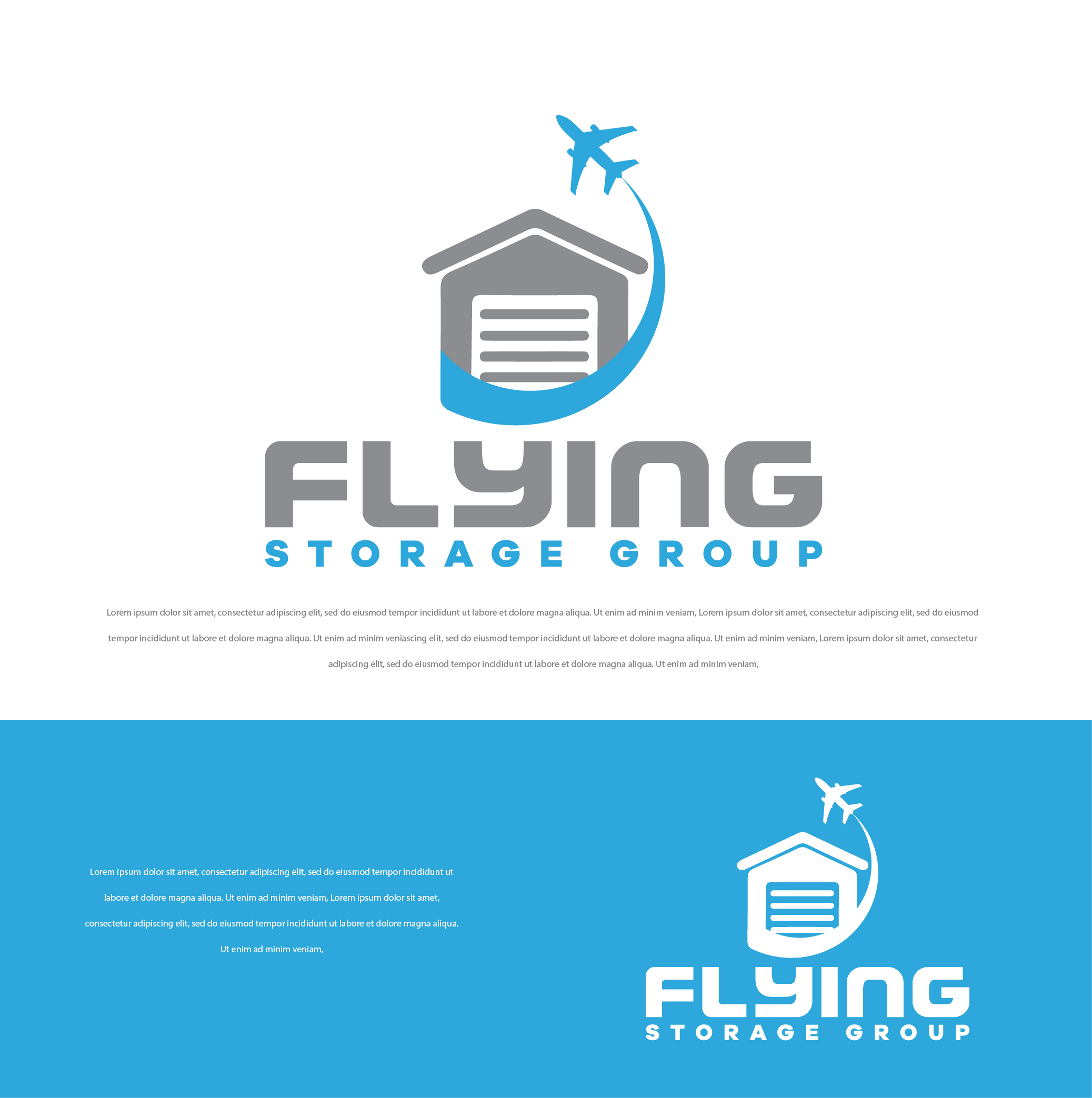 Logo Design for Flying Storage Group by hsdesign42 Design 32810356