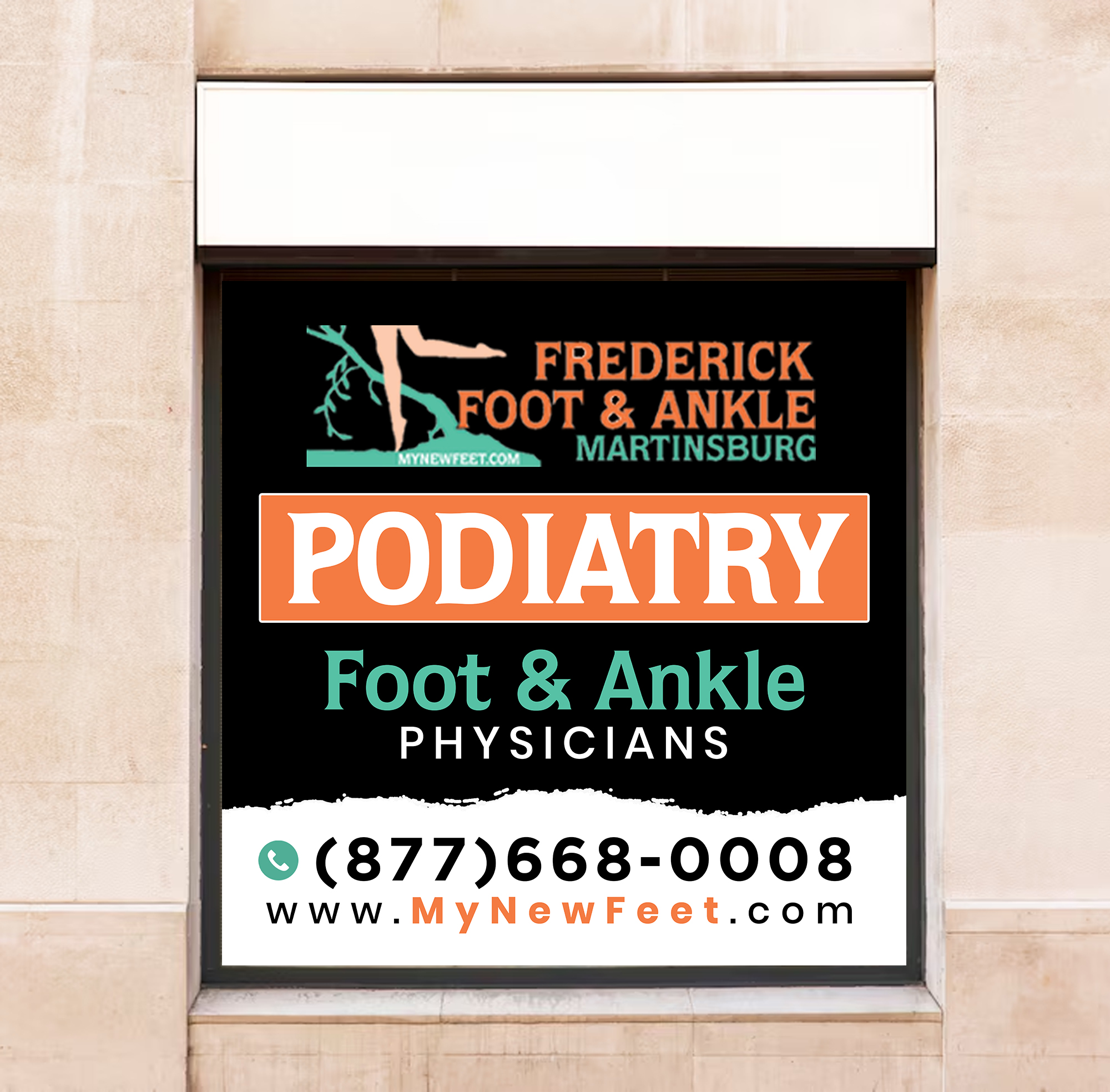Graphic Design by ArtHive for Frederick Foot & Ankle | Design #32809587